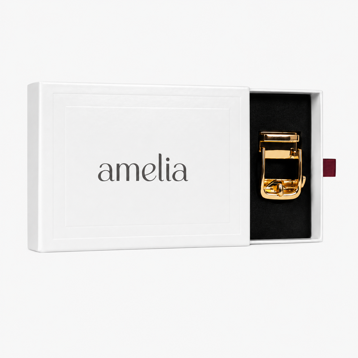 Classic Belt - Blush — hole-free leather belt