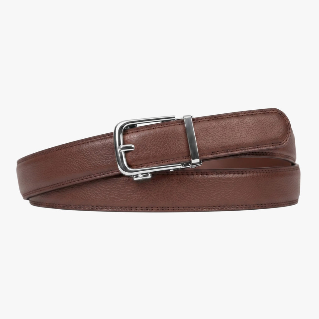 Classic Belt - Brown — hole-free leather belt