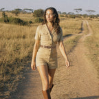 Classic Belt - Leopard Tan — hole-free leather belt
