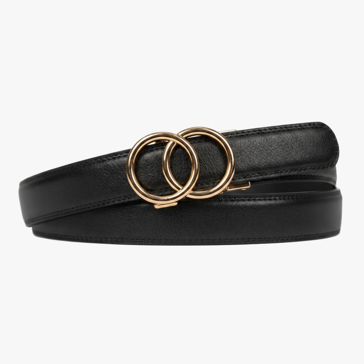 Modern Belt - Black — hole-free leather belt