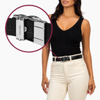 Modern Belt - Black — hole-free leather belt