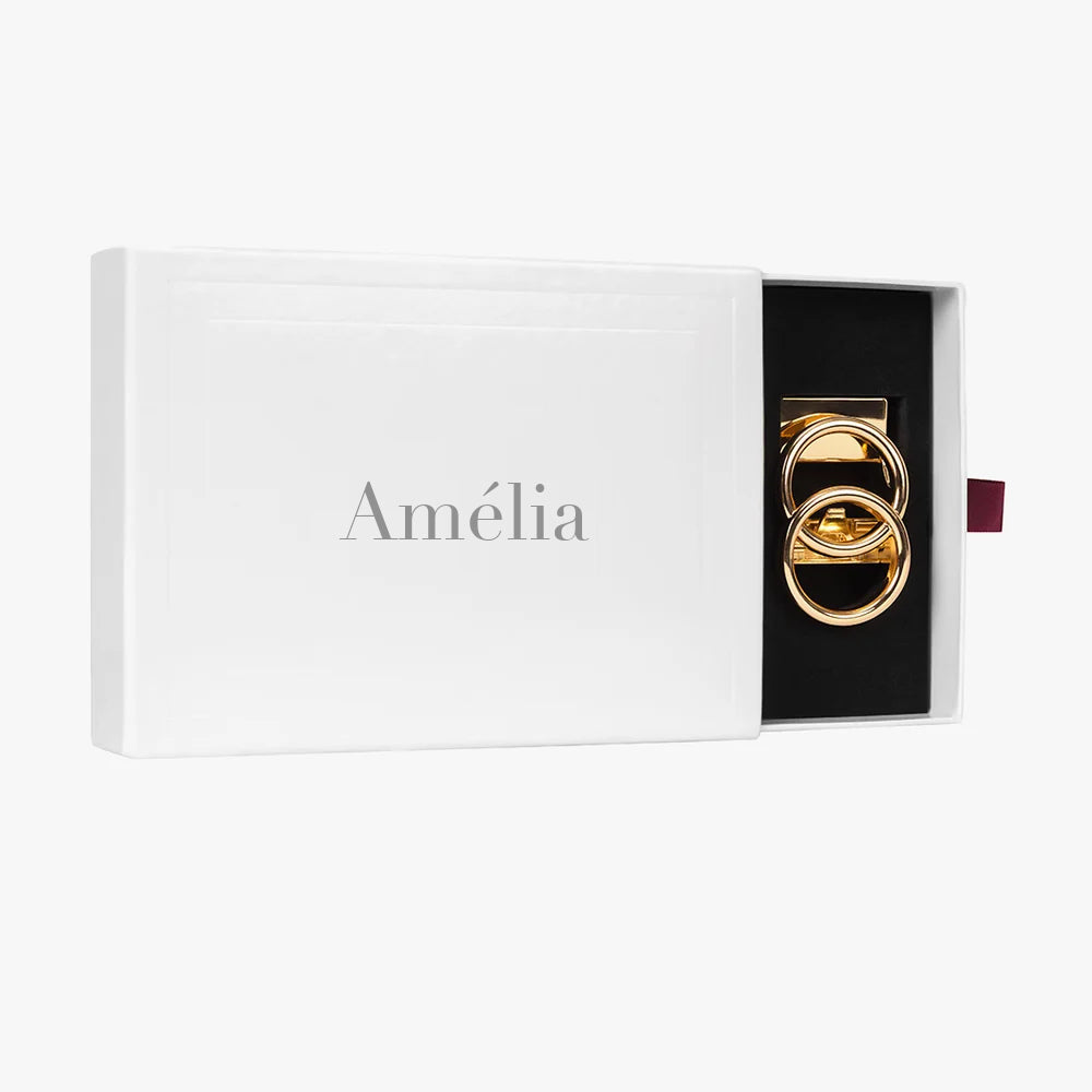 Modern Belt - Bordeaux — hole-free leather belt
