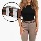 Modern Belt - Brown — hole-free leather belt