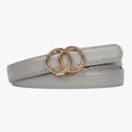 Modern Belt - Grey — hole-free leather belt