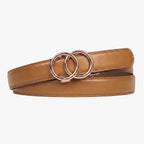 Modern Belt - Tan — hole-free leather belt